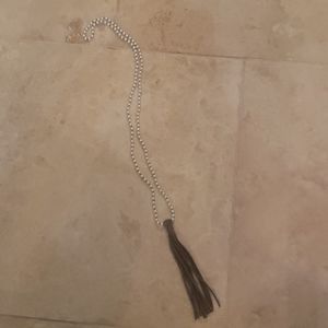 Pearl / Tassel Necklace